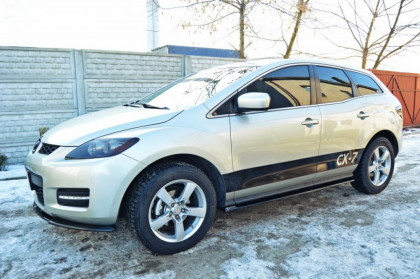 Prahové lišty Mazda CX-7 06-09 černý lesklý plast