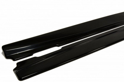 Prahové lišty Mercedes CLS C218 11-14 černý lesklý plast