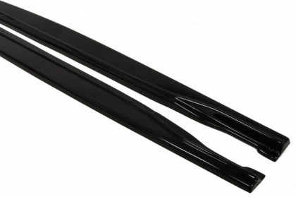 Prahové lišty Opel Astra J OPC / VXR 09-15 černý lesklý plast