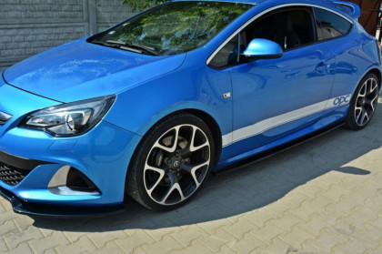 Prahové lišty Opel Astra J OPC / VXR 09-15 carbon look