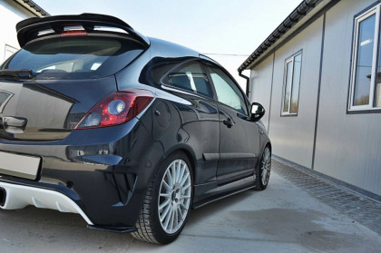 Prahové lišty Opel Corsa D OPC / VXR 06-14 carbon look