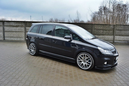 Prahové lišty Opel Zafira B OPC 05-11 carbon look