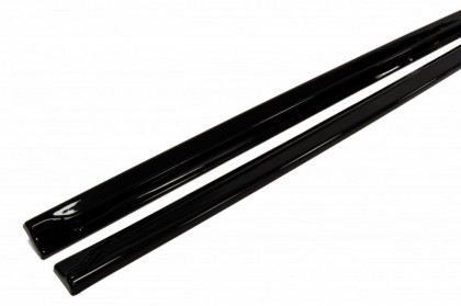 Prahové lišty Renault Megane II Rs 04-08 černý lesklý plast