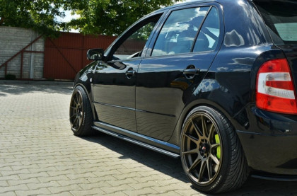 Prahové lišty Škoda Fabia I RS 03-07 carbon look