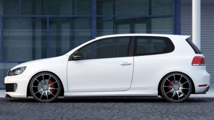 Prahové lišty VW Golf 6 GTI 35th / R20 08-12 černý lesklý plast