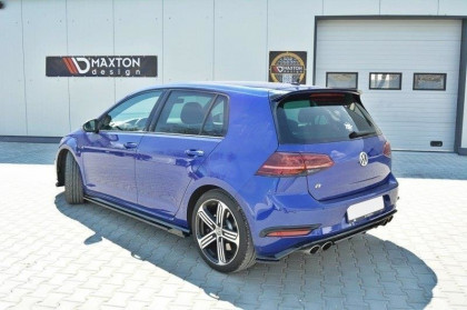 Prahové lišty VW Golf 7 R facelift 17- černý lesklý plast