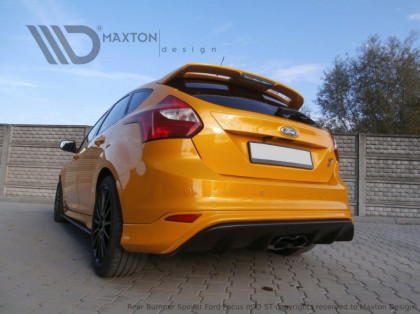 Zadní difuzor Ford Focus MK3 ST Předface RS2015 Look černý lesklý plast