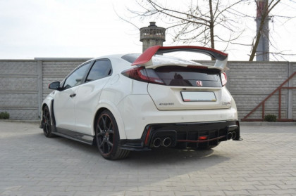 Zadní difuzor Honda Civic IX Type R černý lesklý plast