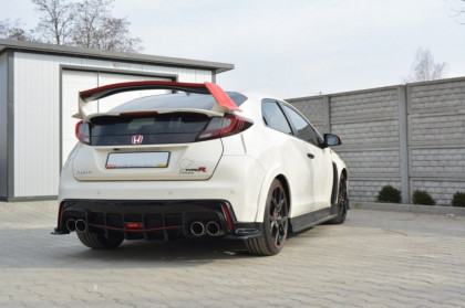 Zadní difuzor Honda Civic IX Type R černý lesklý plast