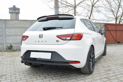 Zadní difuzor Seat Leon III FR černý lesklý plast