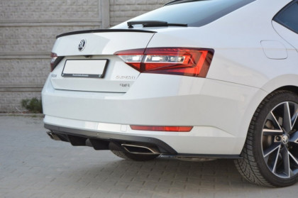 Zadní difuzor Škoda Superb III carbon look