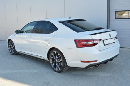 Zadní difuzor Škoda Superb III carbon look