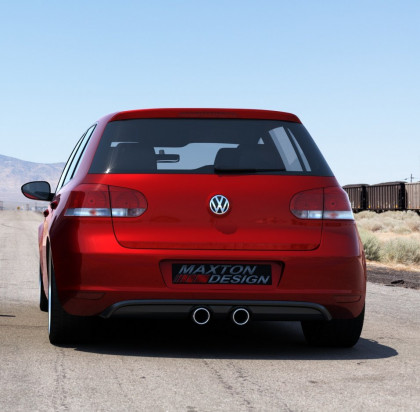 Zadní difuzor VW Golf 5 R32 Look pro VW Golf 6 černý lesklý plast