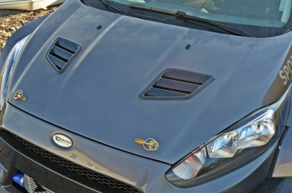 Přívody vzduchu pro kapotu Ford Fiesta MK7 ST 13-16 černý lesklý plast