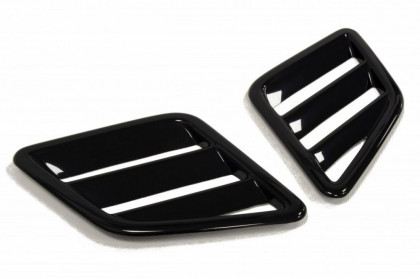 Přívody vzduchu pro kapotu Honda Civic IX Type R černý lesklý plast