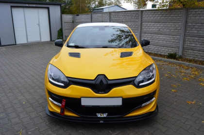 Přívody vzduchu pro kapotu Renault Megane III RS 10-15 černý lesklý plast