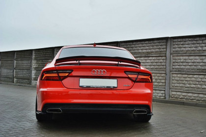 Prodloužení spojleru Audi A7 S-Line 14- carbon look