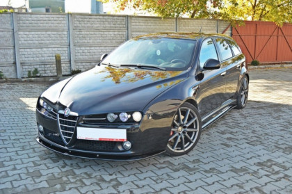 Spojler pod nárazník lipa Alfa Romeo 159 V.2 2005-2011 černý lesklý plast