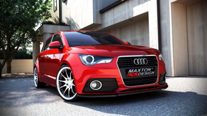 Spojler pod nárazník lipa Maxton - Audi A1 - 10-13 černý lesklý plast