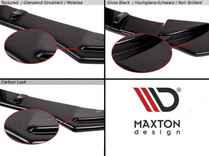 Spojler pod nárazník lipa Maxton - Audi A1 - 10-13 černý lesklý plast