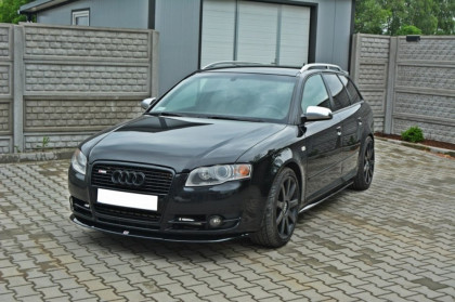 Spojler pod nárazník lipa Maxton - Audi A4 B7 04-07 černý lesklý plast
