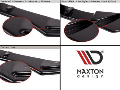 Spojler pod nárazník lipa Maxton - Audi A4 B7 Ver.1 černý lesklý plast