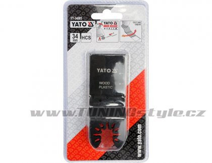 Pilový list na ponor. řezy HCS pro multifunkci, 34mm (dřevo, plast), sada 3ks
