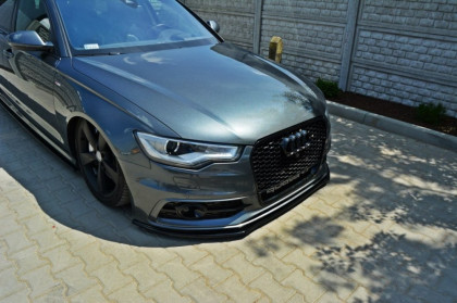 Spojler pod nárazník lipa Audi A6 C7 S-Line V.1 carbon look