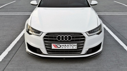 Spojler pod nárazník lipa Audi A6 C7 Ultra Facelift carbon look