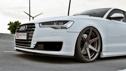Spojler pod nárazník lipa Audi A6 C7 Ultra Facelift carbon look
