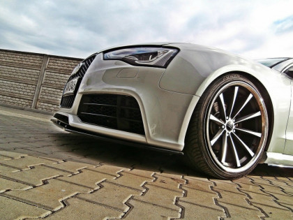 Spojler pod nárazník lipa Audi RS5 8T / 8T FL carbon look