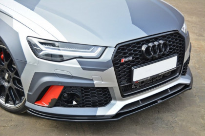 Spojler pod nárazník lipa Audi RS6 C7 V.1 černý lesklý plast