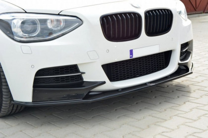 Spojler pod nárazník lipa BMW 1 F20 M-Power před faceliftem carbon look