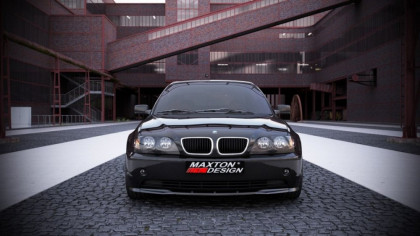 Spojler pod nárazník lipa BMW 3 E46 Saloon facelift černý lesklý plast