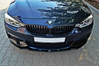 Spojler pod nárazník lipa BMW 4 F32 M-Pack V.1 černý lesklý plast
