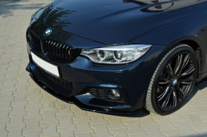 Spojler pod nárazník lipa BMW 4 F32 M-Pack V.1 černý lesklý plast