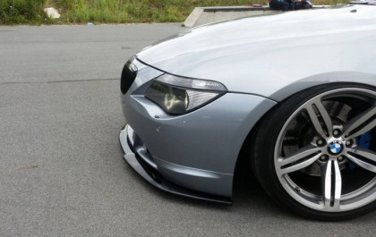 Spojler pod nárazník lipa BMW 6 E63 / E64 V.2 03-07 černý lesklý plast