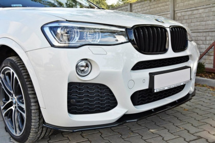 Spojler pod nárazník lipa BMW X4 F26 M-Pack carbon look