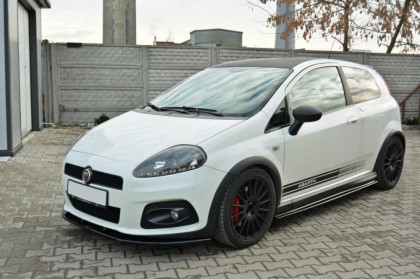 Spojler pod nárazník lipa Fiat Grande Punto Abarth V.2 07-10 černý lesklý plast