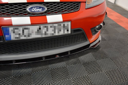Spojler pod nárazník lipa Ford Fiesta MK6 (pro ST) černý lesklý plast