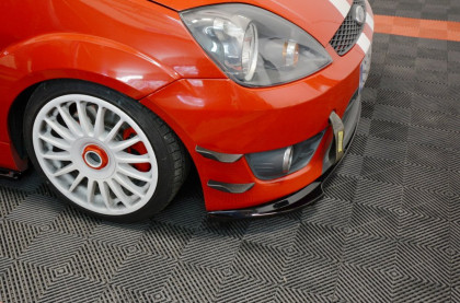 Spojler pod nárazník lipa Ford Fiesta MK6 (pro ST) carbon look