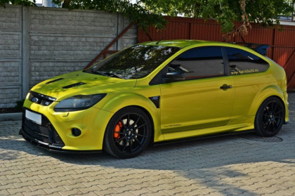 Spojler pod nárazník lipa Ford Focus MK2 RS V.1 černý lesklý plast