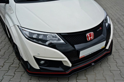 Spojler pod nárazník lipa Honda Civic IX Type R V.1 černý lesklý plast