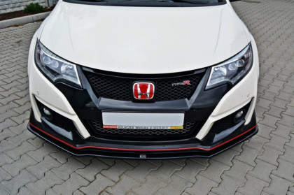 Spojler pod nárazník lipa Honda Civic IX Type R V.1 černý lesklý plast