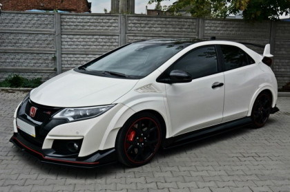 Spojler pod nárazník lipa Honda Civic IX Type R V.1 černý lesklý plast