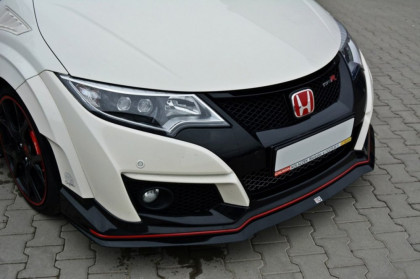 Spojler pod nárazník lipa Honda Civic IX Type R V.2 2015- černý lesklý plast