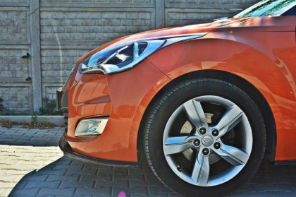 Spojler pod nárazník lipa Hyundai Veloster černý lesklý plast