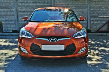 Spojler pod nárazník lipa Hyundai Veloster černý lesklý plast