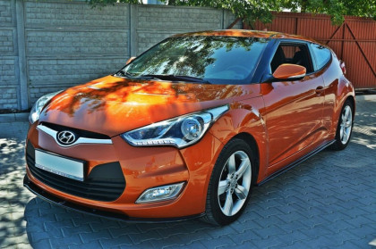 Spojler pod nárazník lipa Hyundai Veloster černý lesklý plast