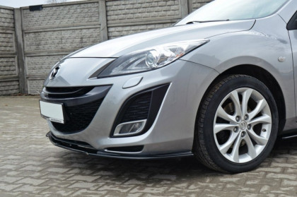 Spojler pod nárazník lipa Mazda 3 MK2 Sport před facelift černý lesklý plast